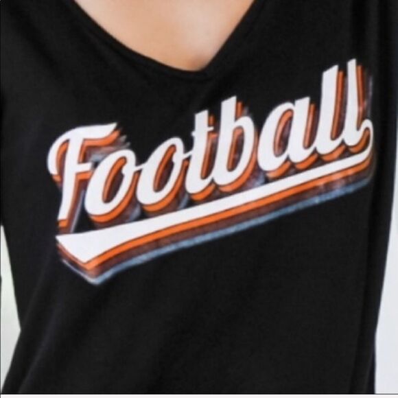 “Football” Tie Front Tee‎ - Picture 2 of 10
